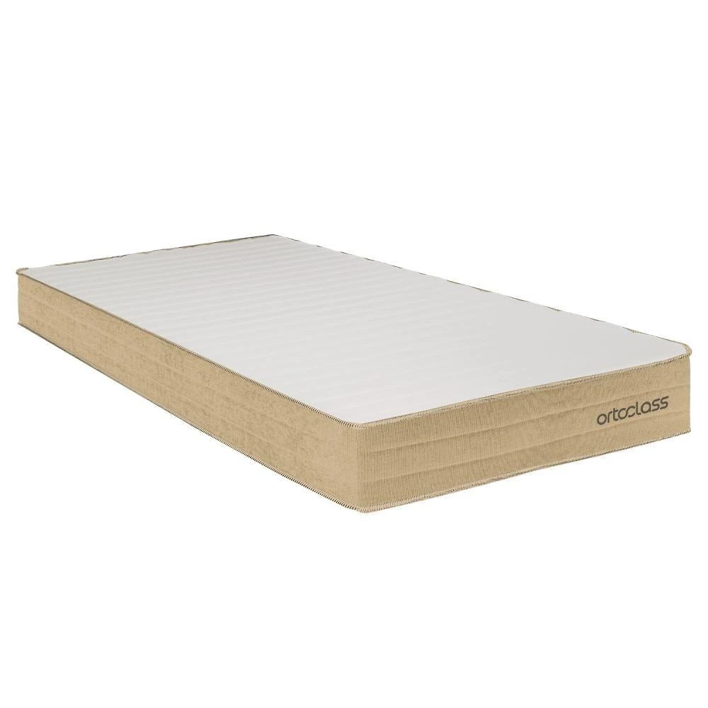 Colchão Solteiro Ortoclass Poli D33 Espuma Pró Aditivada 88x188x18 Bege