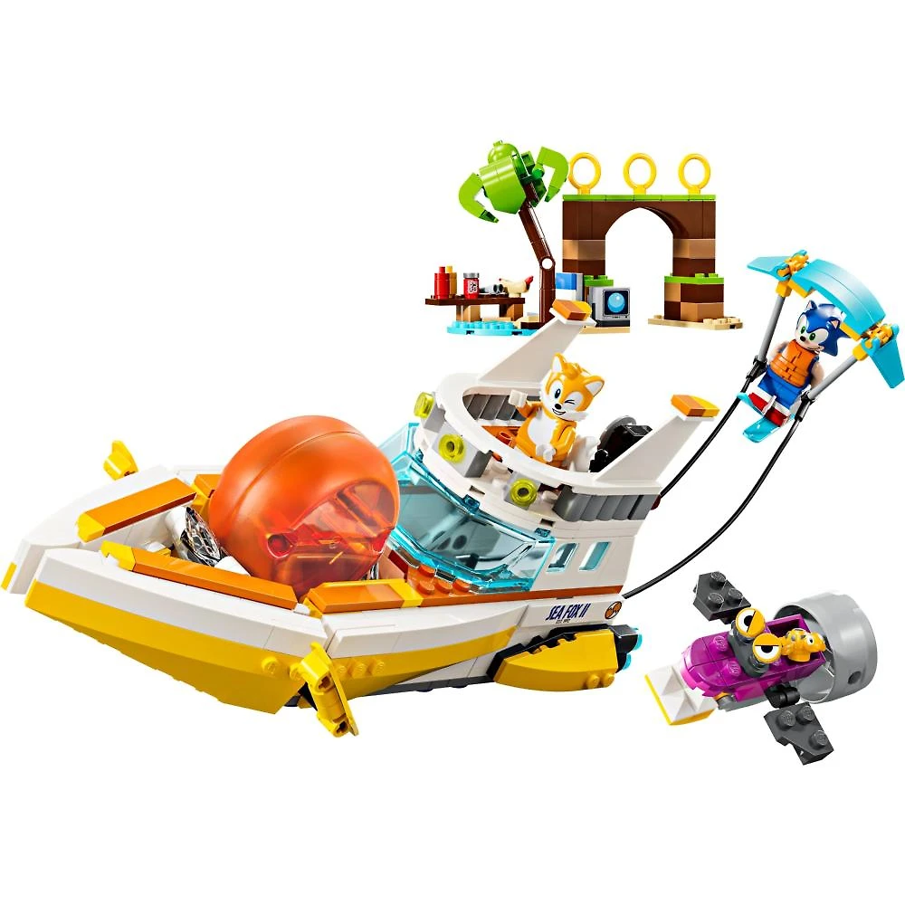 Lego sonic the hedgehog – barco de aventura do tails