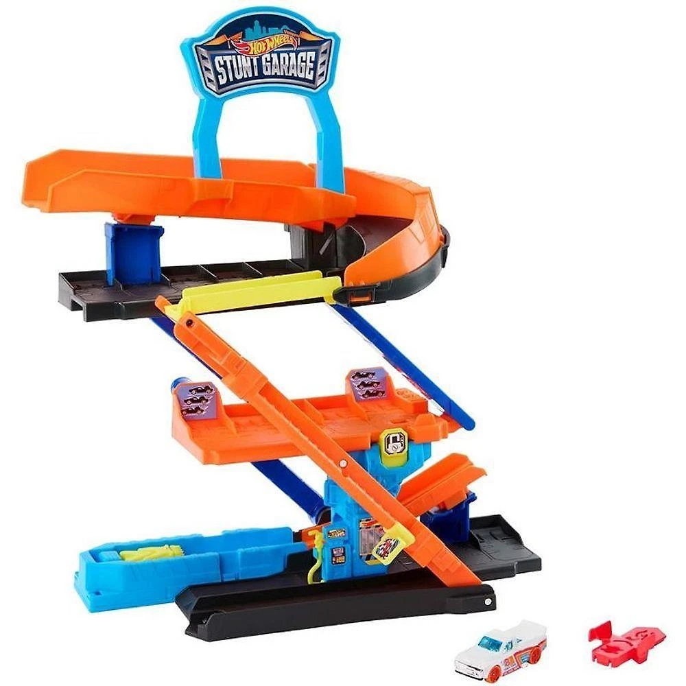 Pista Hot Wheels City Garagem de Acrobacias Transformável Mattel