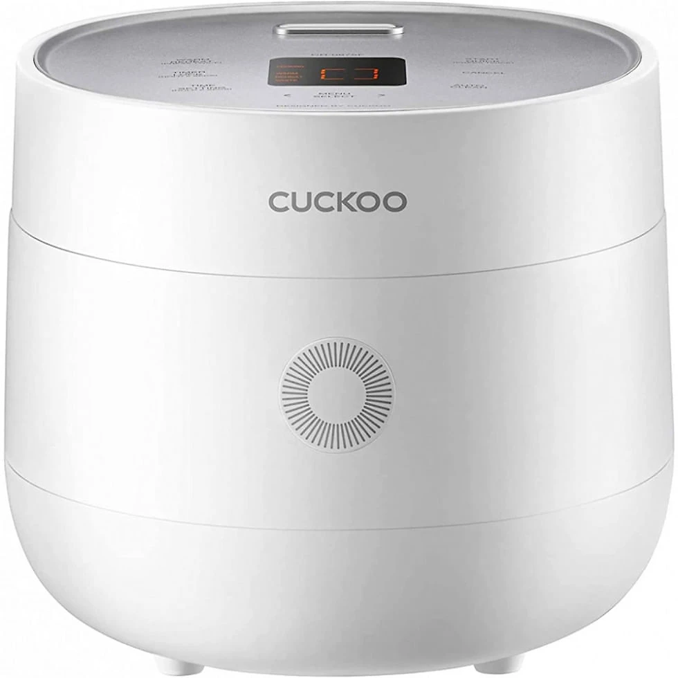 Panela de Arroz Elétrica CUCKOO CR0375F 720mL, com 12 Predefinições, 110V, Branca