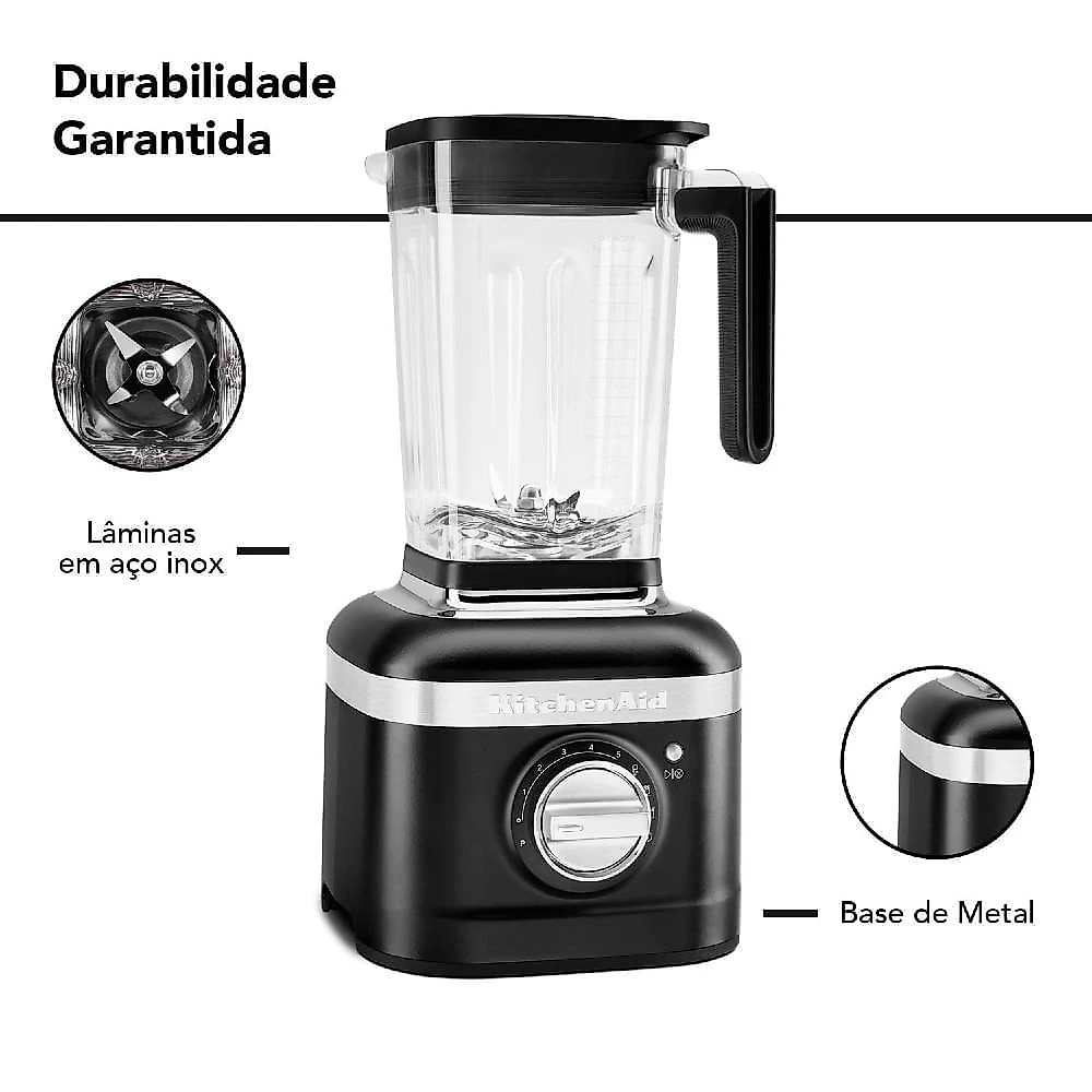 Liquidificador K400 KitchenAid Black Matte - KUA35AP 110V