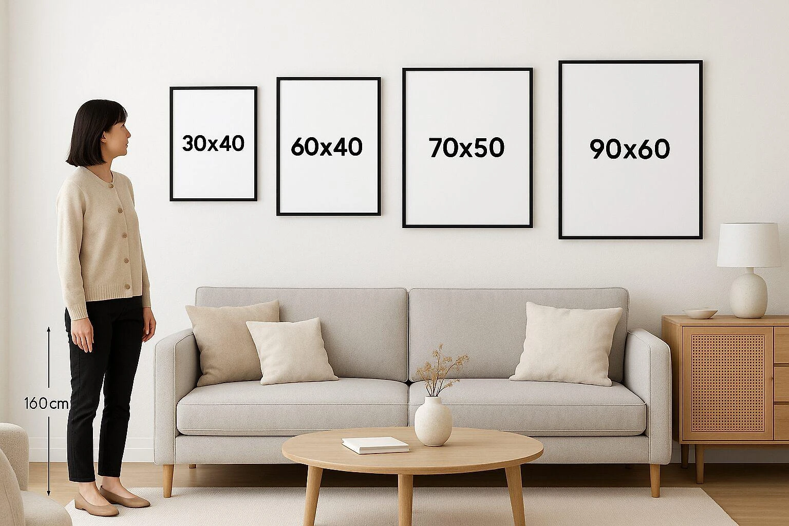 Miniatura Quadro Decorativo Meditação E Yoga - 70X50 Cm
