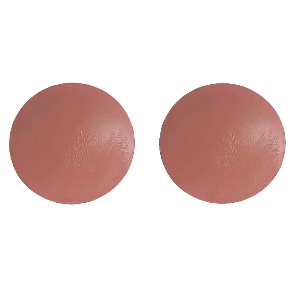 Miniatura Silicone Adesivo Invisible That Girl para Seios Marrom Reutilizável 8cm com 1 Par