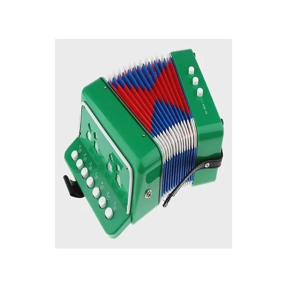 Sanfona Infantil Baixos Acordeon 3 Mini Gaita Estilo com Construção Robusta Vermelho Multicoisa