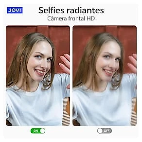 Smartphone JOVI Y21 4G Tela 6.68" 256GB Câmera 50MP Bateria 6500mAh Preto
