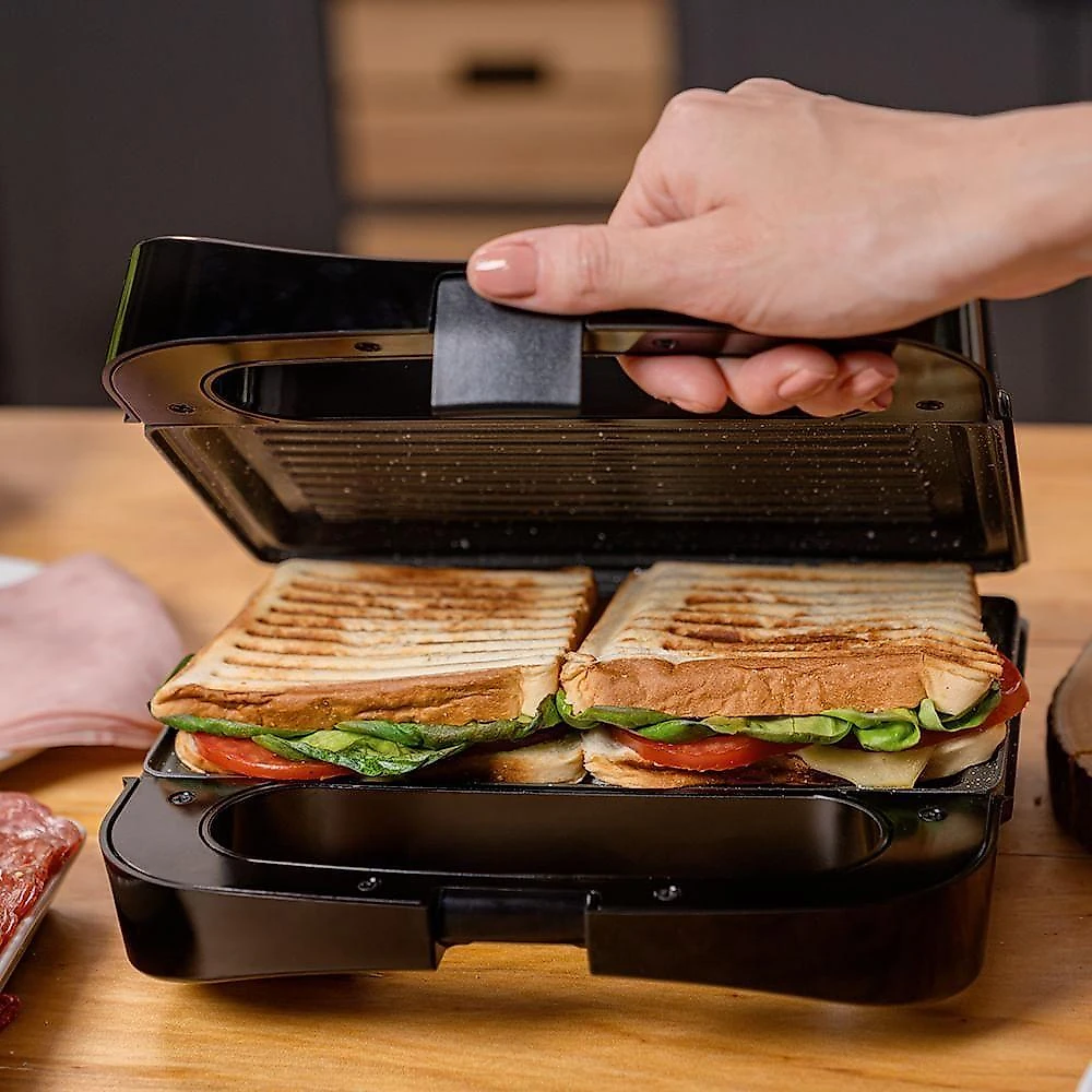 Sanduicheira Grill WAP WS750 Inox Antiaderente Preto 750W 110V