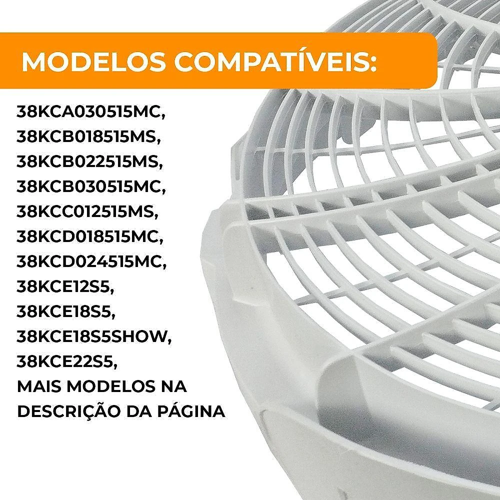 Tampa Grelha Da Condensadora Barril Ar Condicionado Midea Único
