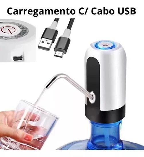 Miniatura Bomba Elétrica para Garrafão Água 20L - Pureza Garantida