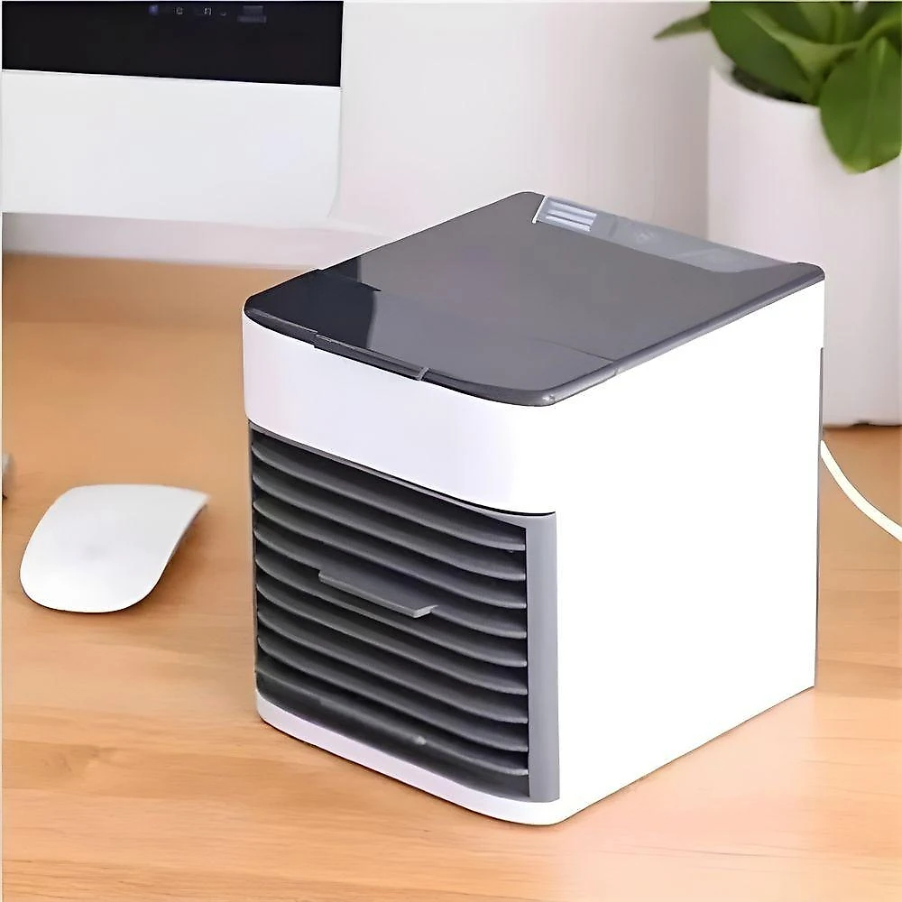 Mini Ar Condicionado Portátil com Umidificador Ciclo Frio USB 30W