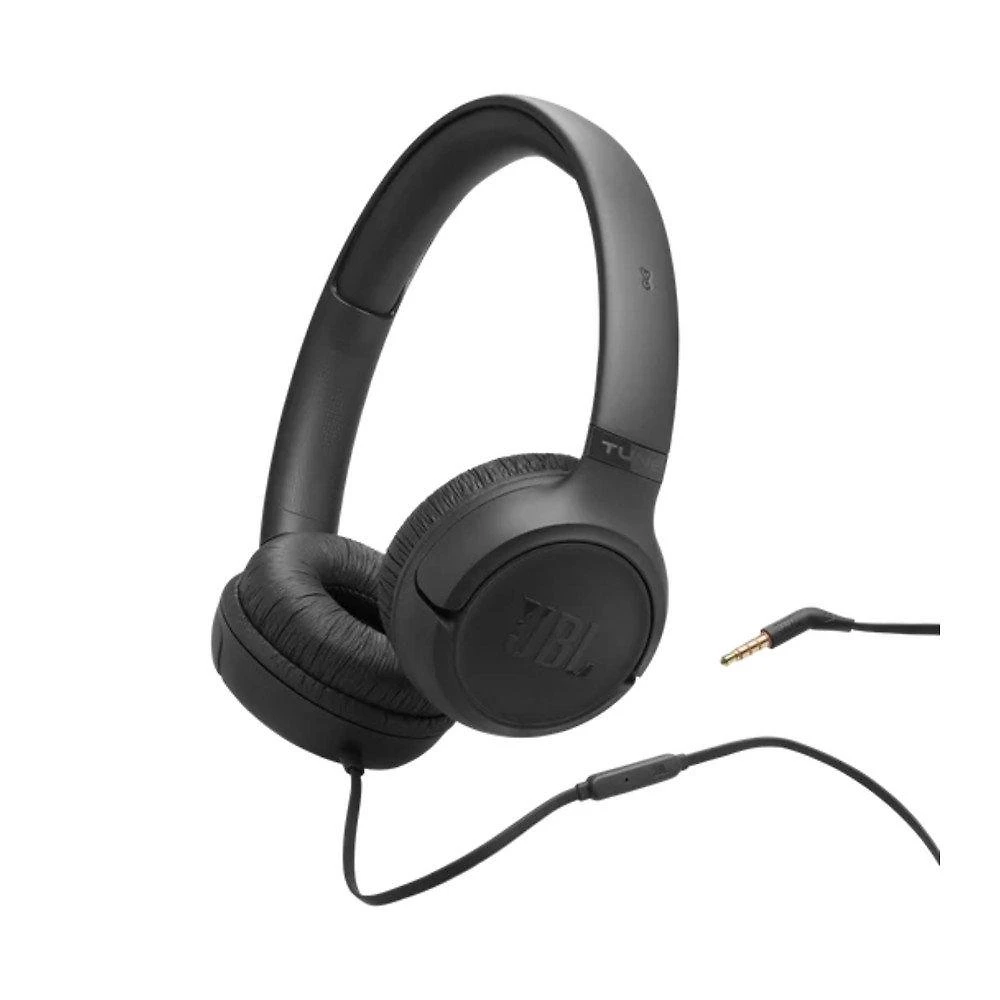 Fone de Ouvido JBL Tune 530, On-Ear, Com Fio, P2, Preto - JBLT530BLK