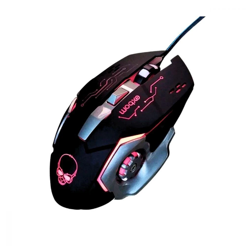 Mouse Gamer Led Rgb Com 6 Botões Base De Metal 4800