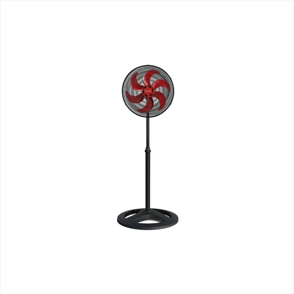 Ventilador oscilante de coluna turbo 40cm vermelho 127v premium ventisol