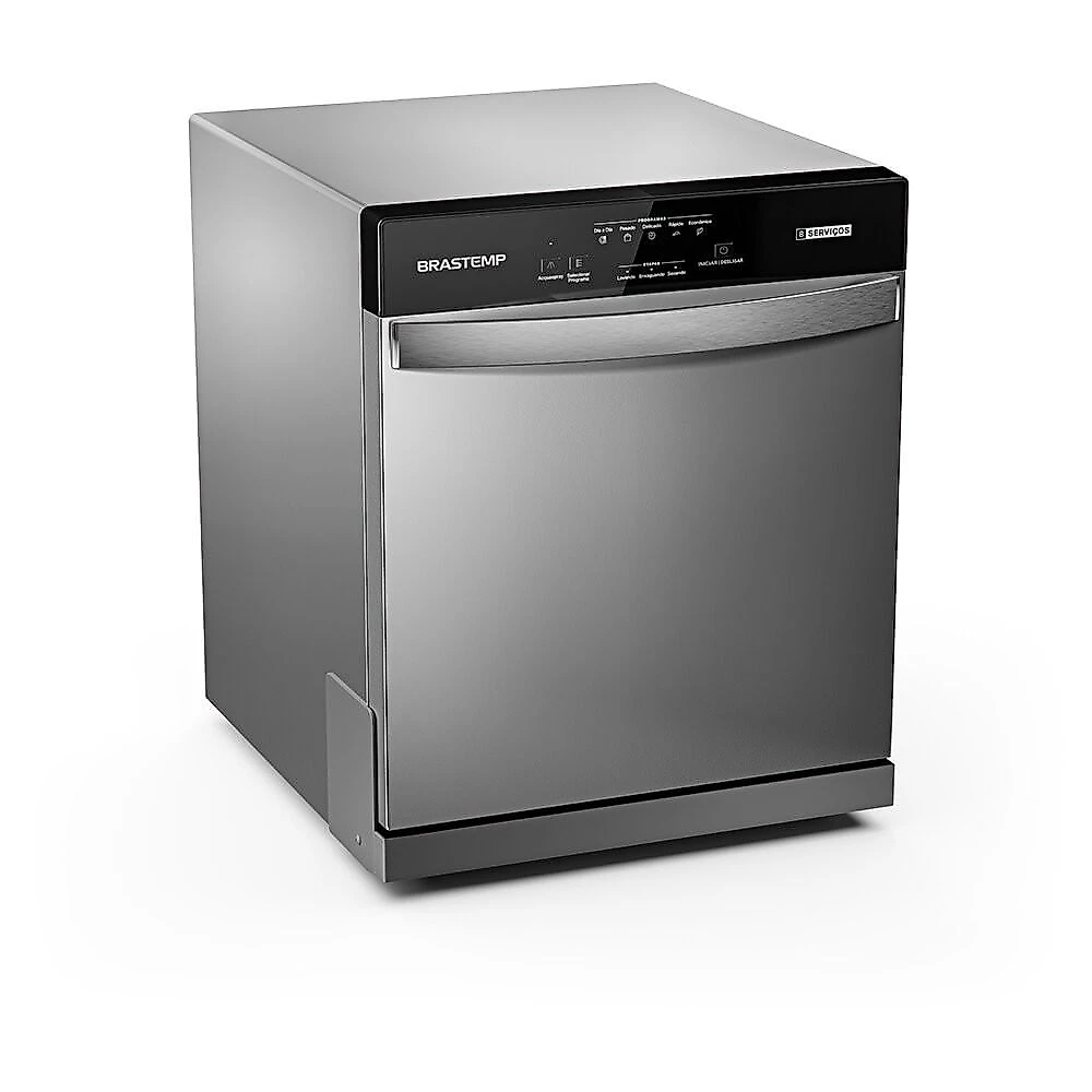 Lava-Louças 8 Serviços de Lavagem BLF08BS Brastemp Cinza - 110V