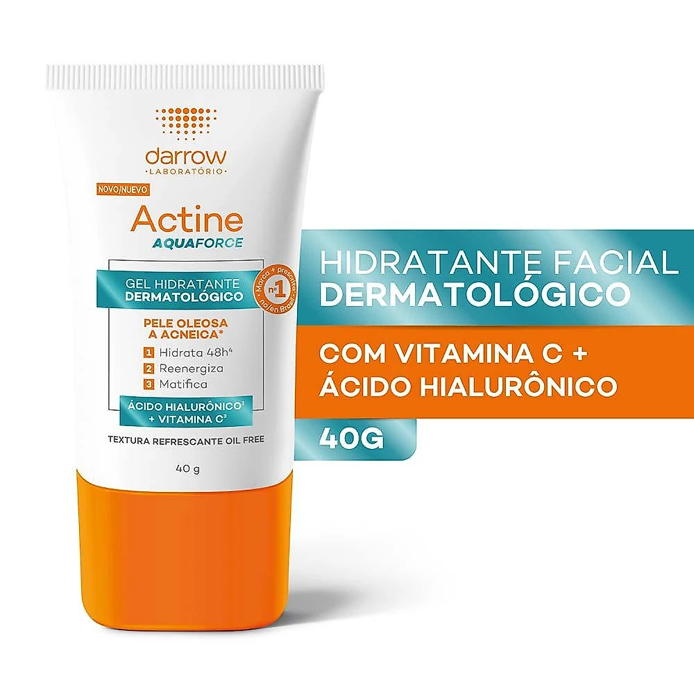 Gel hidratante facial darrow actine aquaforce 40g