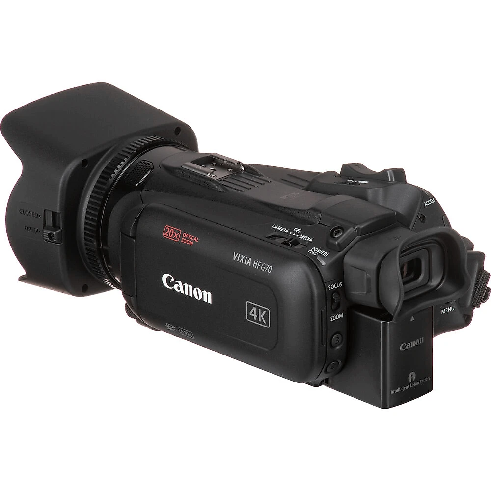 Filmadora Canon Vixia HF G70 UHD 4K Zoom 20x (Preta)