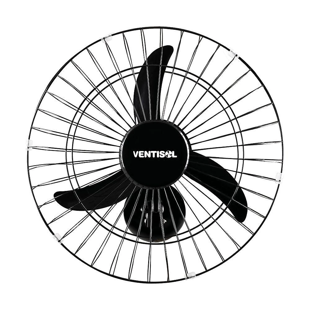 Ventilador De Parede 50cm 3p New Pr Gr Aco Pr Bivolt Ventisol