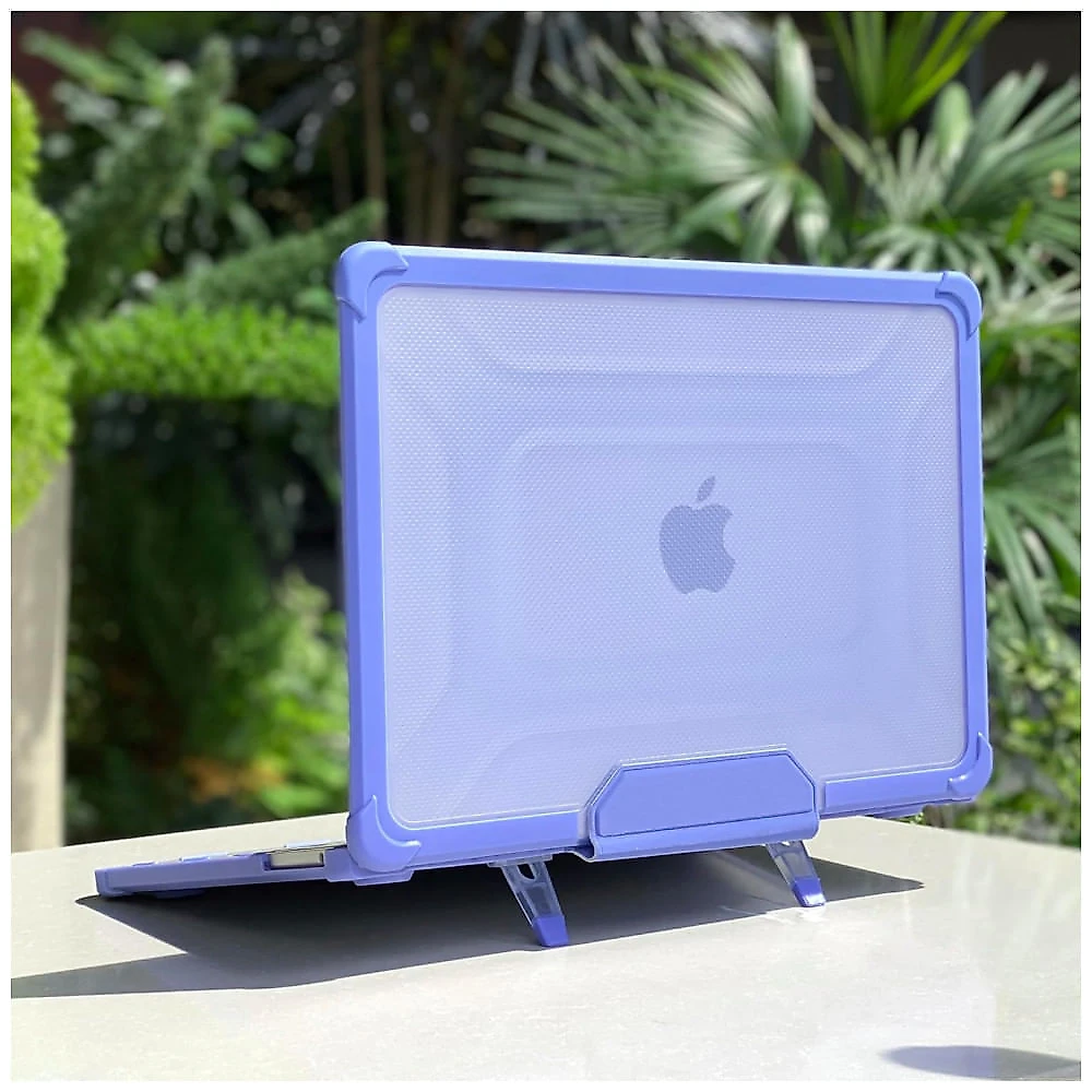 Capa Rígida Antichoque Sky Blue XK para MacBook Air 15″ (2023–2025, Modelos A3241/A3114/A2941, M2/M3/M4) – MEEgoodo