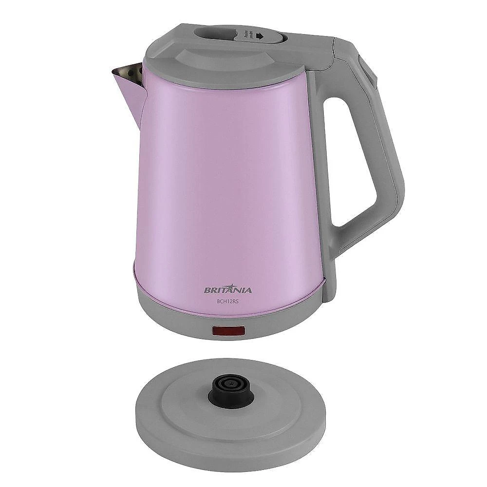 Chaleira Elétrica Rosa Britânia 1,9L Inox BCH12RS 220V