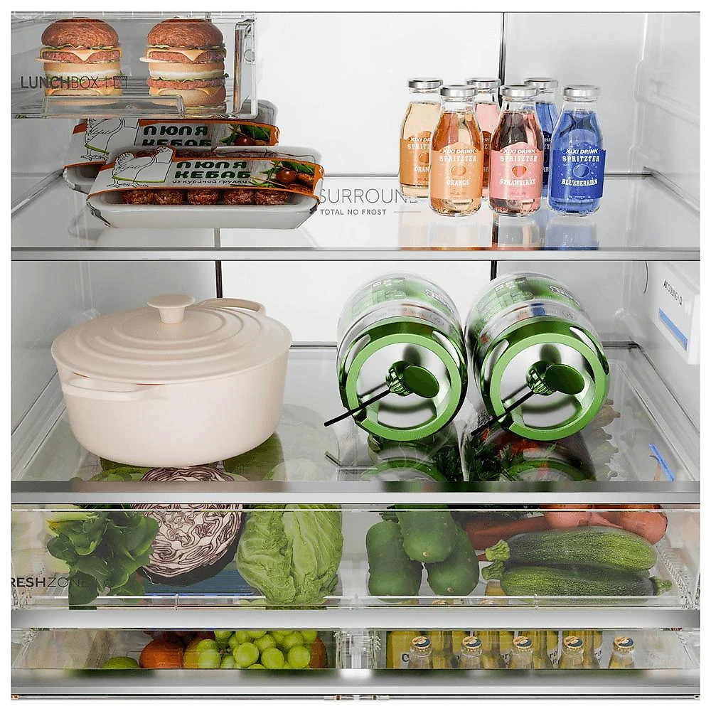 Refrigerador Haier French Door 630L, AI Cooling, Inox HFD650 220V