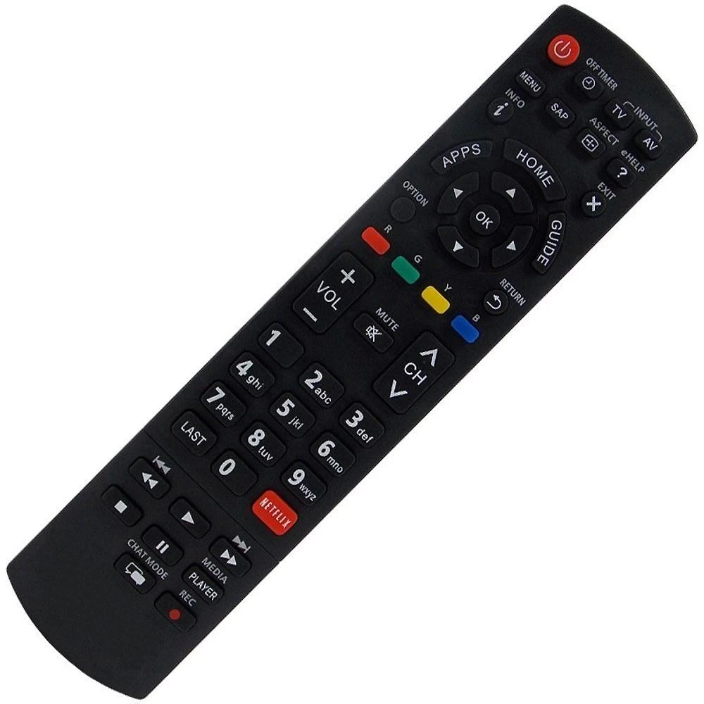 Controle Remoto Tv Panasonic Viera Lcd Led com Botão Netflix
