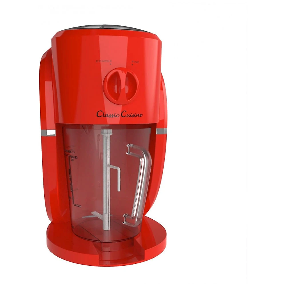Máquina de Raspadinha Slush Classic Cuisine Vermelha 1,1L 2 Velocidades Manual 120V