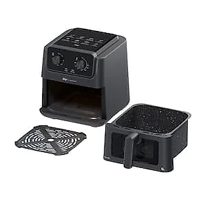 Fritadeira Elétrica Air Fryer Wap AF02 6L 1500W Luz Interna Antiaderente Graystone 110V