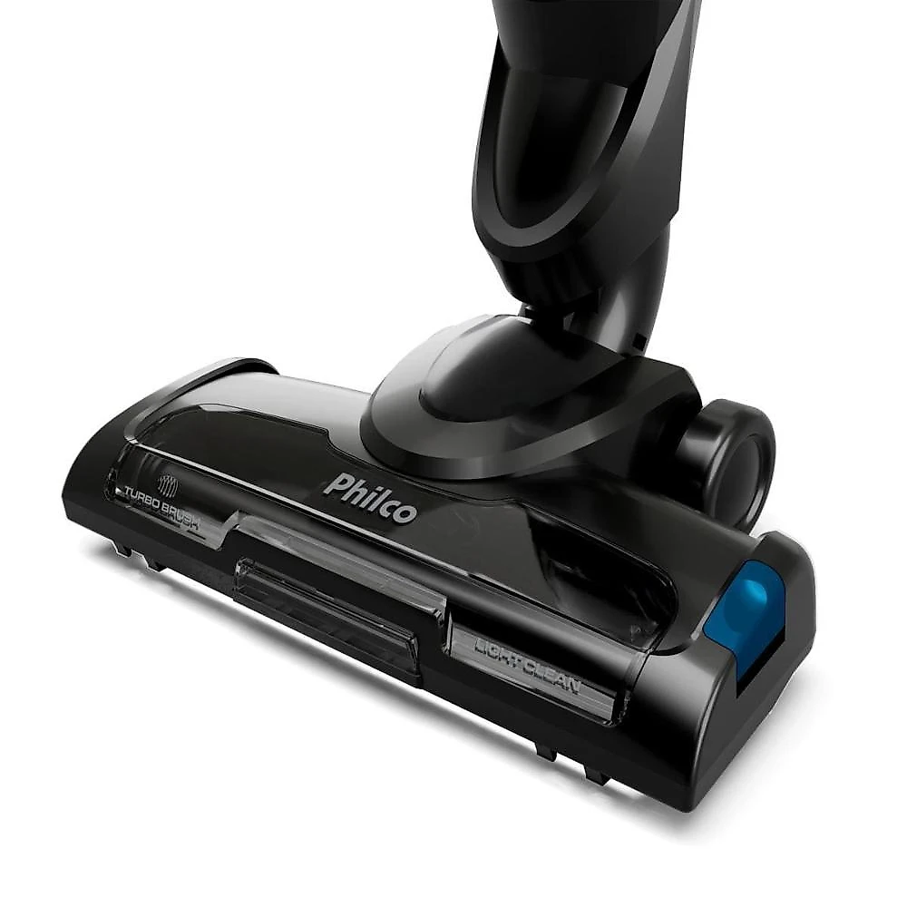 Aspirador de pó vertical sem fio philco pas56 2em1 200w bivolt cinza e azul