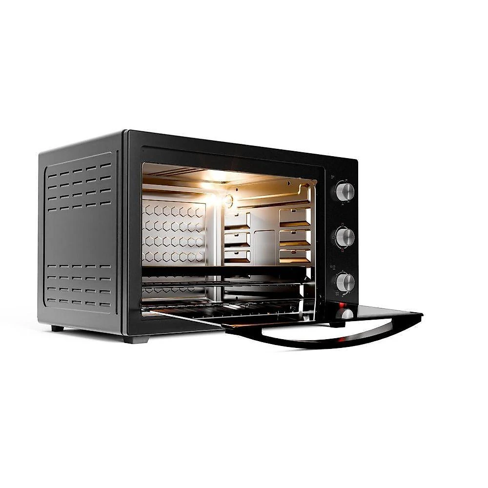 Forno Elétrico Philco 80L Preto 4 Resistências PFE80A 220V