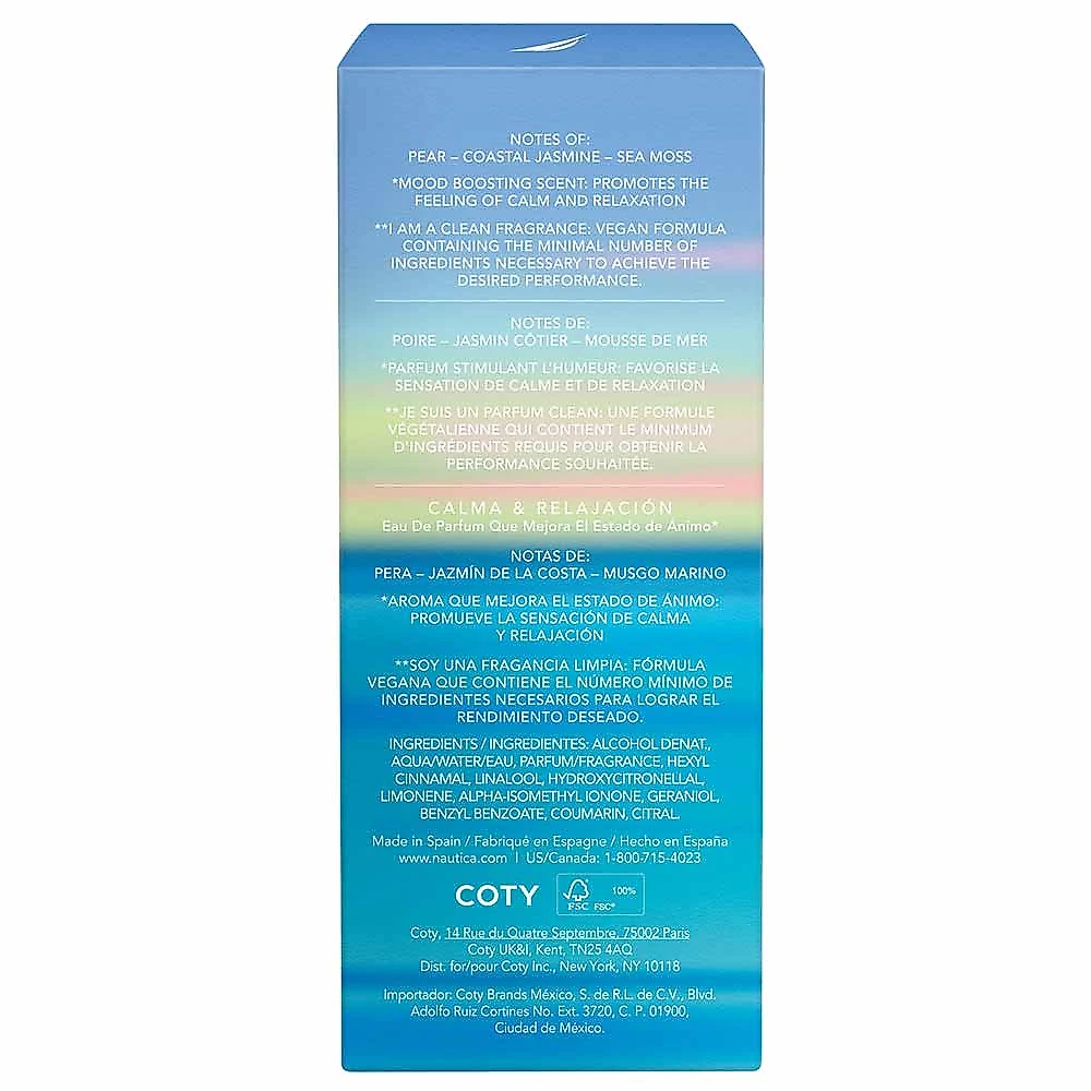Perfume Jasmine Coast Nautica Feminino Eau de Parfum 100ml