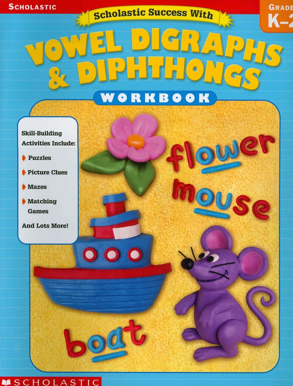 Vowel Digraphs & Diphthongs Wb - Grades K-2