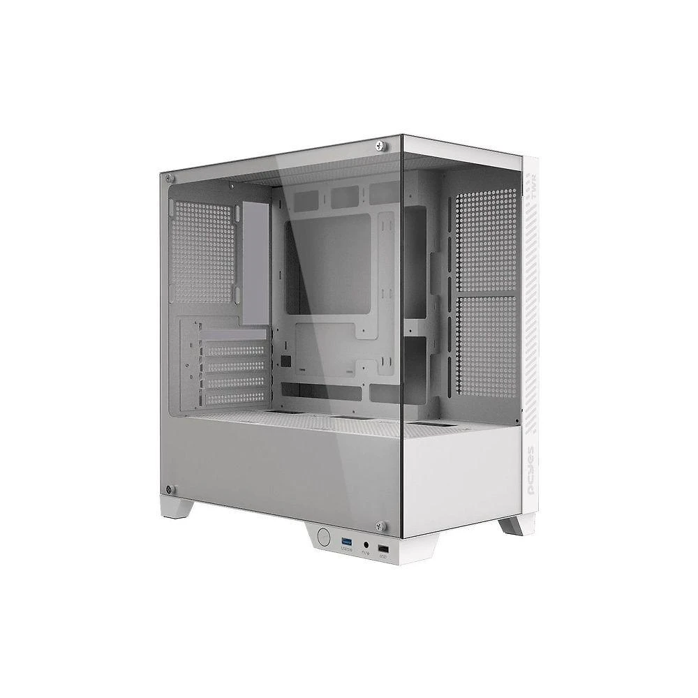 Gabinete Gamer Forcefield Twr White Ghost Mid-tower Vidro Temperado Branco Pcyes