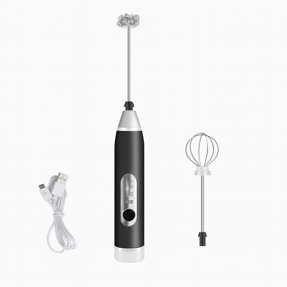 Mini mixer elétrico recarregável multiuso para bebidas e ovo - misturas e espuma rápida em casa ou viagem