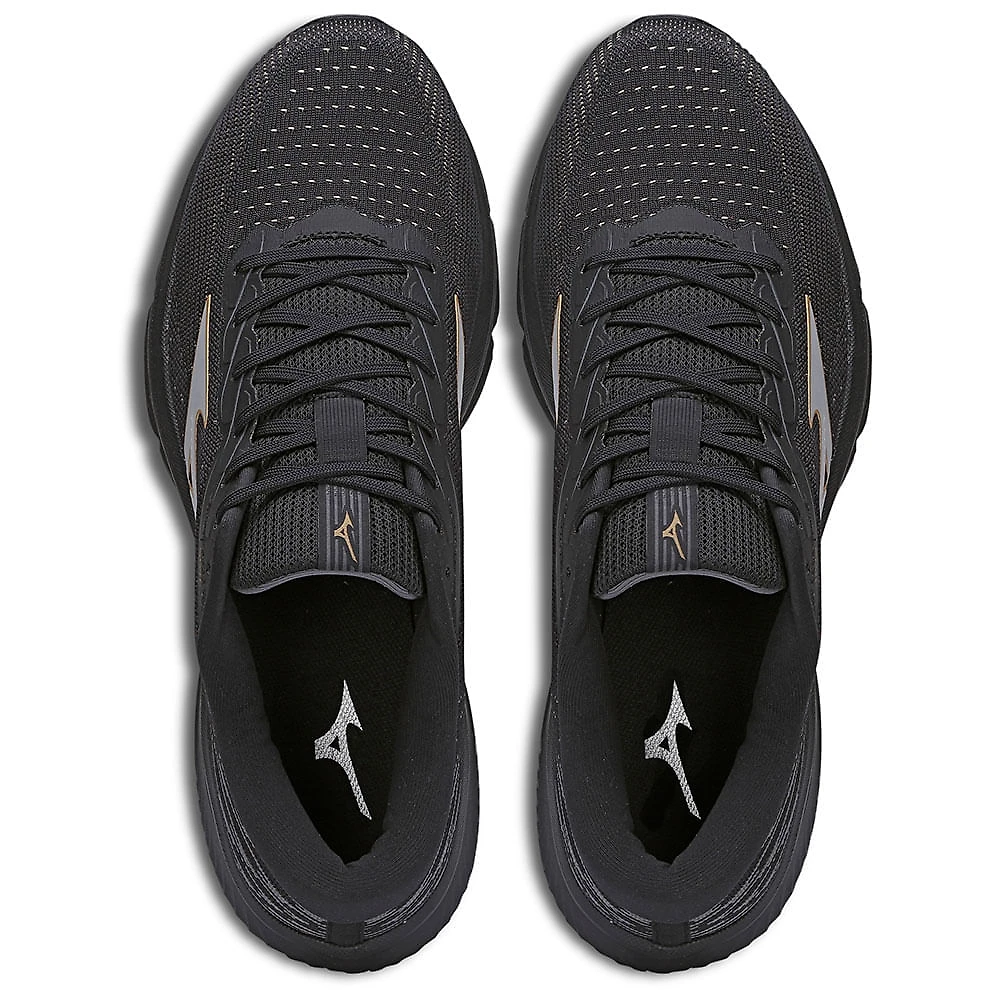 Miniatura Tênis de Corrida Masculino Mizuno Goya Preto - 38