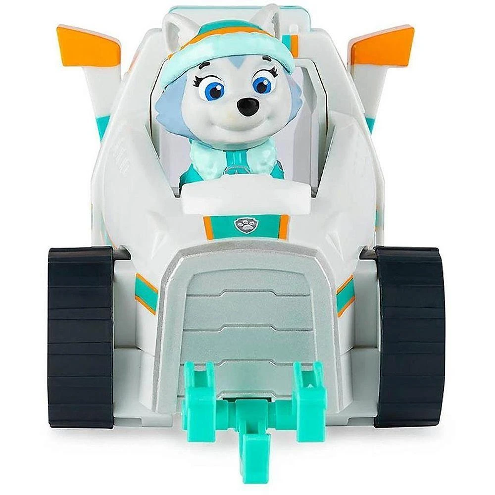 Boneco Patrulha Canina Everest com Veículo de Neve Preto Sunny Brinquedos