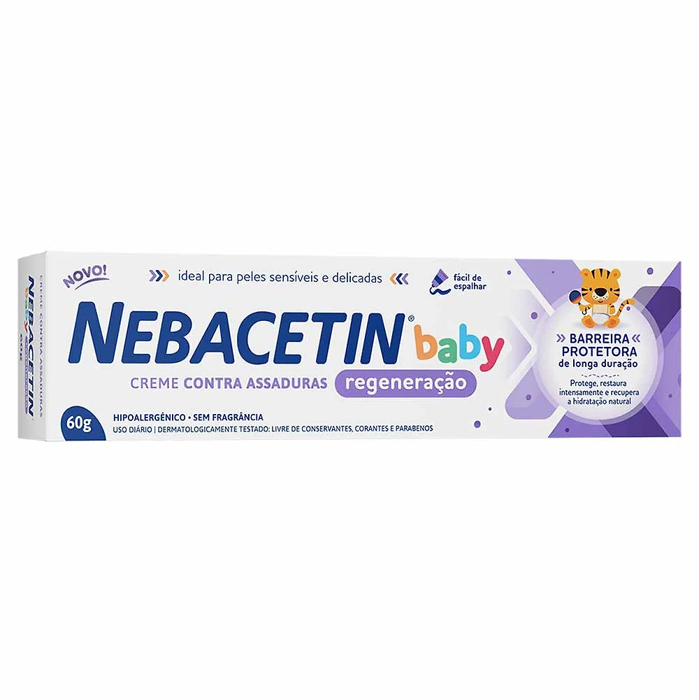 Creme Antiassaduras Nebacetin Baby Regeneração