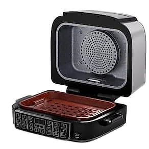 Fritadeira Elétrica Air Fryer Philco PAF12A Barbecue Digital 12L Preta 110V