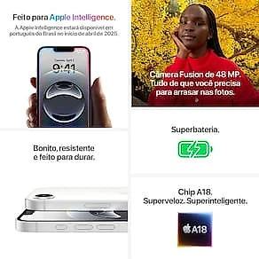 Apple iPhone 16e de 128GB - Preto