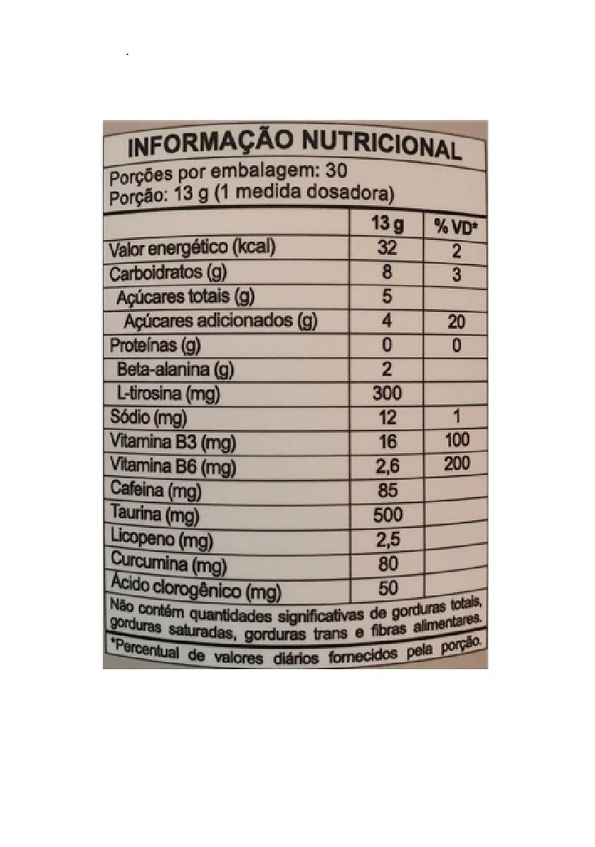 Miniatura Pré-Treino Sport Line True Source 390G Honey Red Berries
