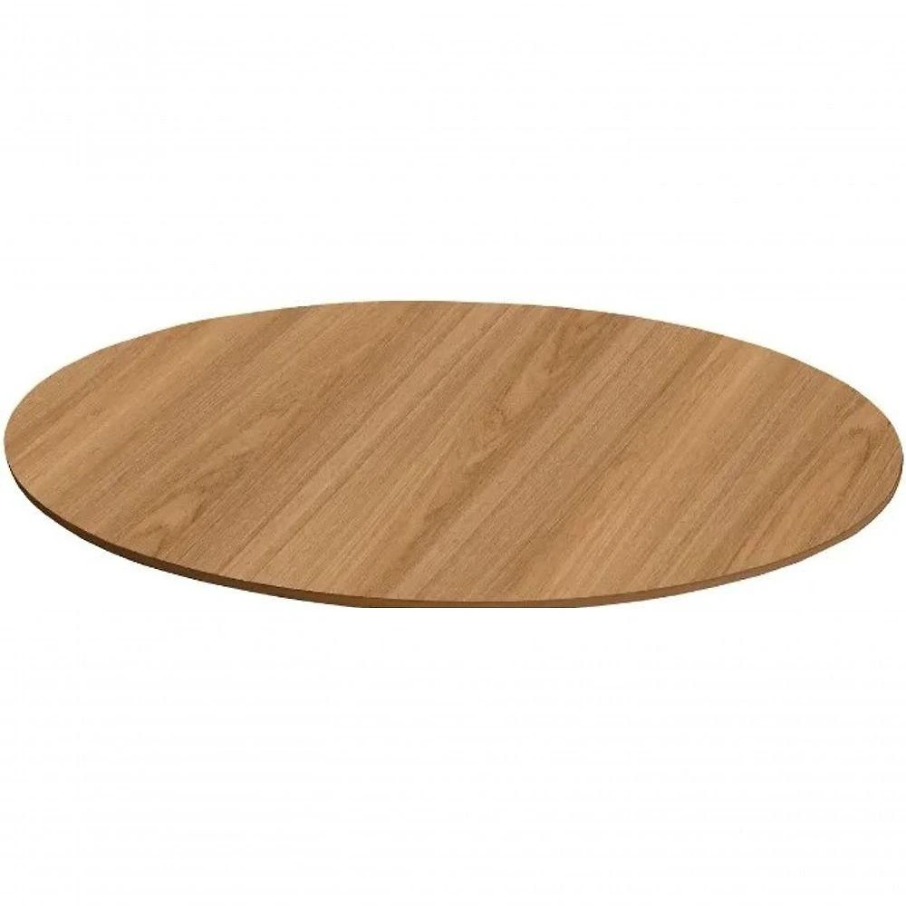 Tampo Em Mdf 18mm Redondo 90 Cm - Freijó Cor Marrom
