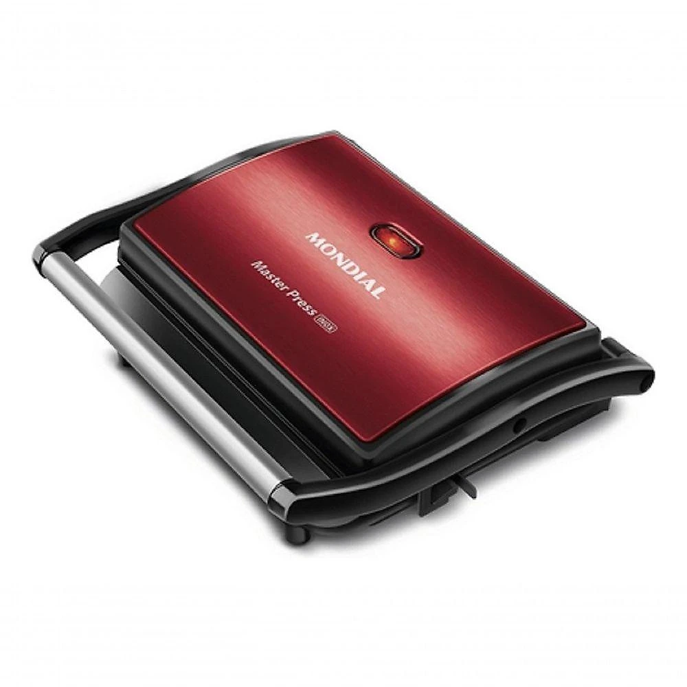 Sanduicheira e Grill Press Grill Master 1000W Pg-01-rc Vermelho 110V