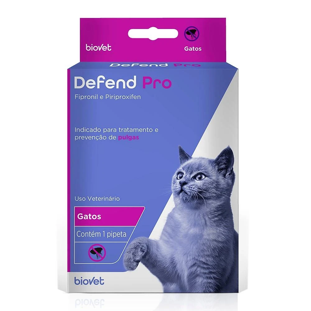 Antipulgas Biovet Defend Pro para Gatos - 1 Pipeta