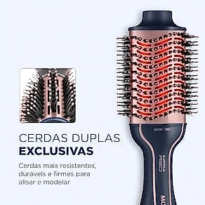 Escova Secadora Mondial Infrared ES-01 1200W Azul/Rose Bivolt