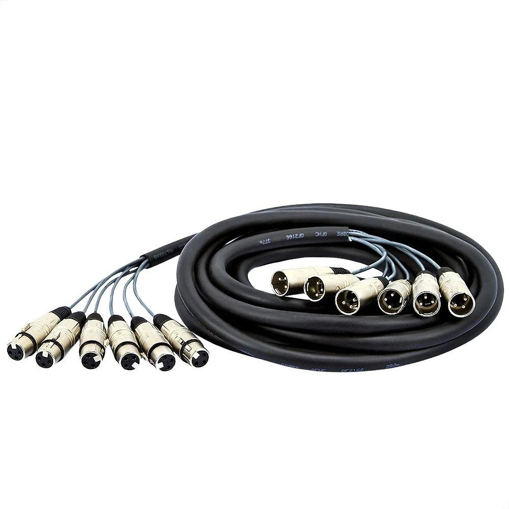 Multicabos Com Conectores Xlr 6 Vias - Cirilo Cabos, 14mts