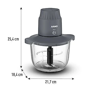 Processador de Alimentos Arno Choppeo CH01 500W com Recipiente de Vidro 2L 110V