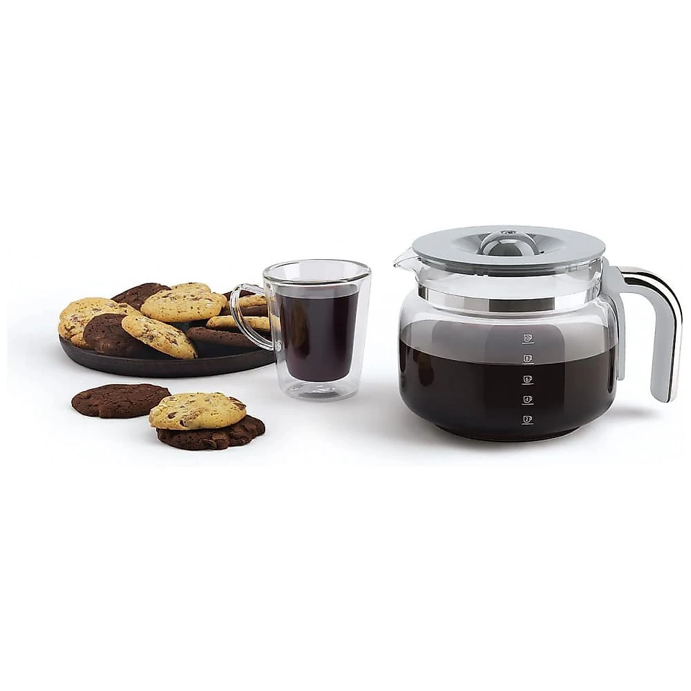 Cafeteira Gotejamento Smeg – 1,4 L Programável com Seletor de Aroma Verde Pastel, DCF02PGUK – 220V