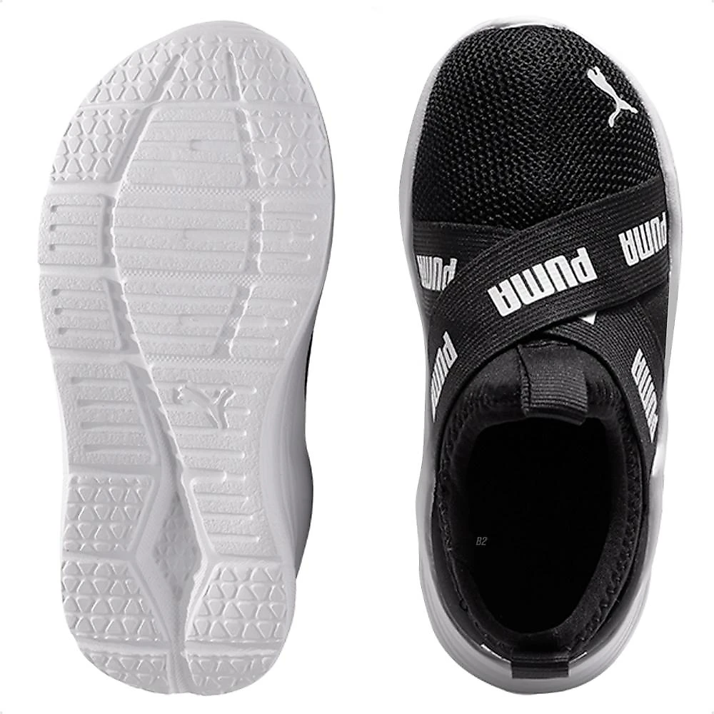 Tênis Puma Wired Run Slip On Infantil Preto / Branco - 21