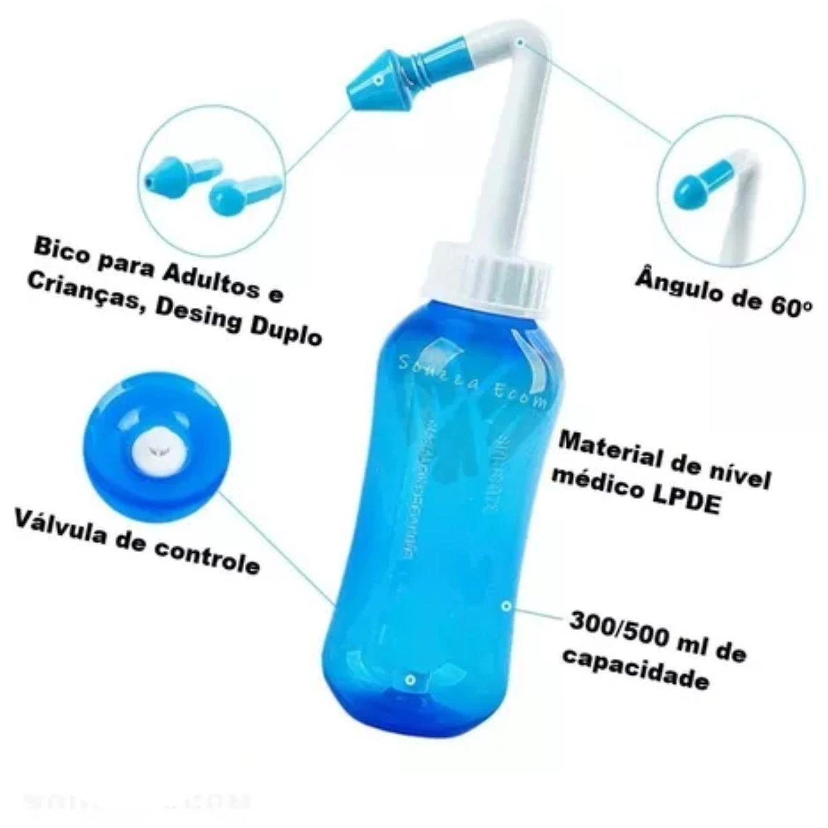 Lavagem Nasal Neutra Para Bebê