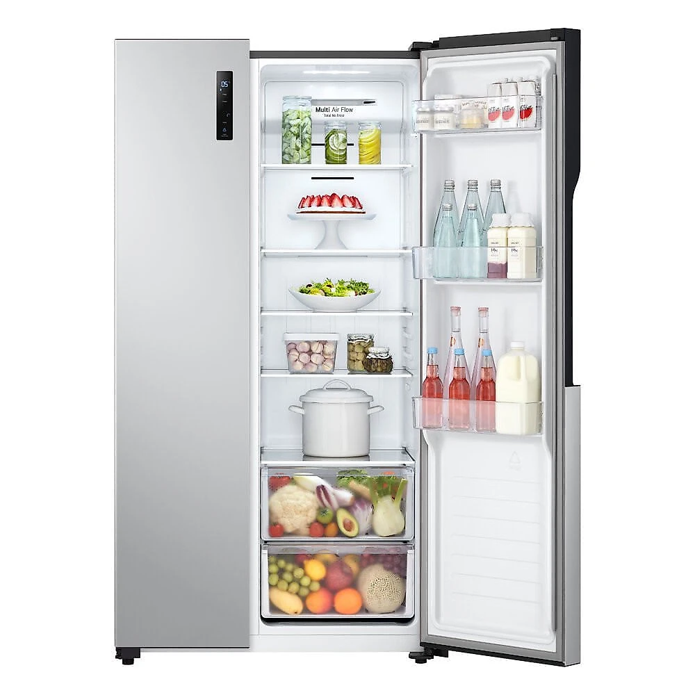 Geladeira Side by Side LG 519 Litros Frost Free Inverter Prata - 110V