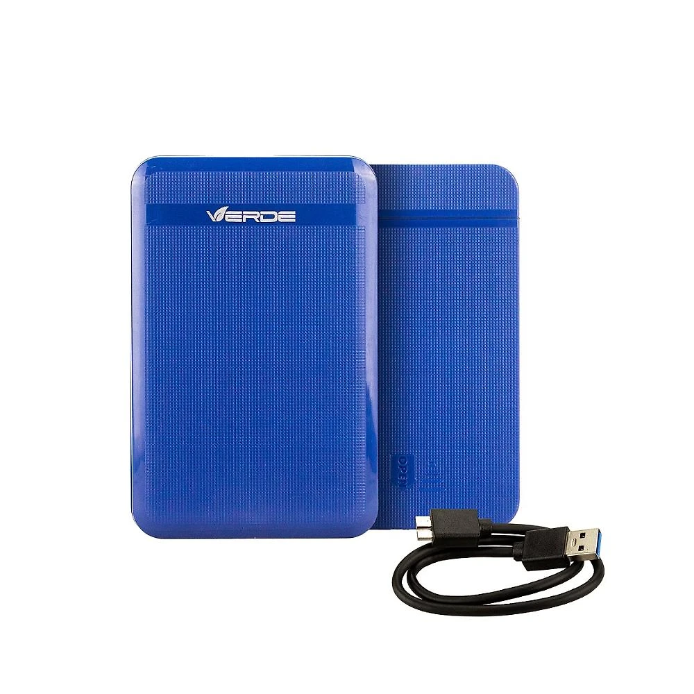 Case Gaveta para HD Externo - Azul - Verde