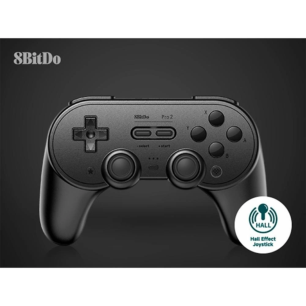Controle Sem Fio 8BitDo Pro 2 Hall Edition, Bluetooth, Preto - 80GJ03